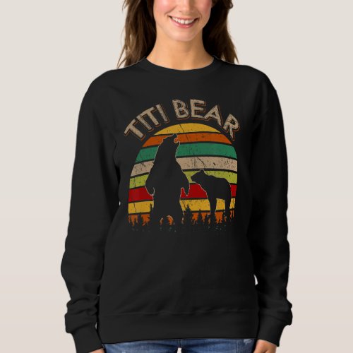 Mens Titi Bear Bear Vintage Titi Bear Wildling Fat Sweatshirt