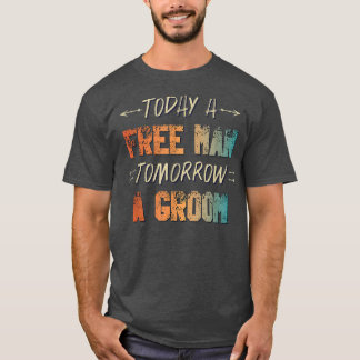 Mens Tomorrow Funny Vintage Groom Bachelor Party  T-Shirt