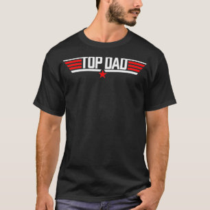 Mens Top Dad 80s Father Air Humor Gun Fathers genu