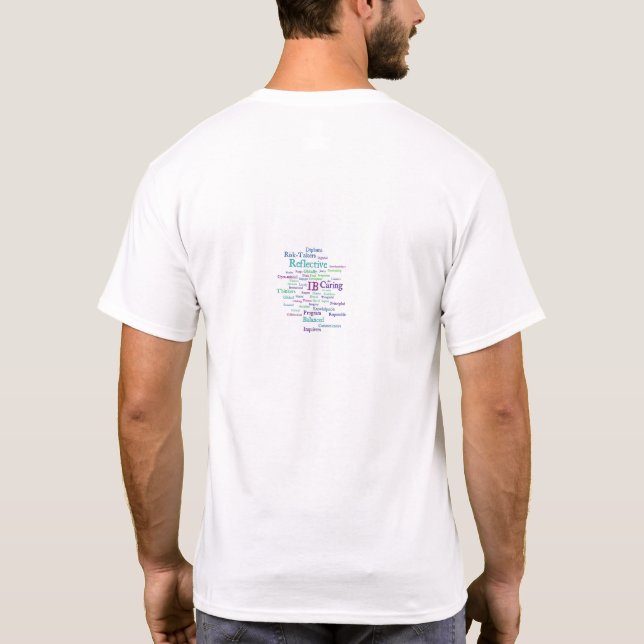 Men's Tops: back layout T-Shirt (Back)