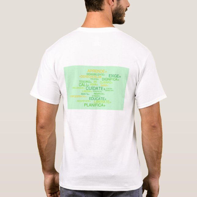Men's Tops: back layout T-Shirt (Back)