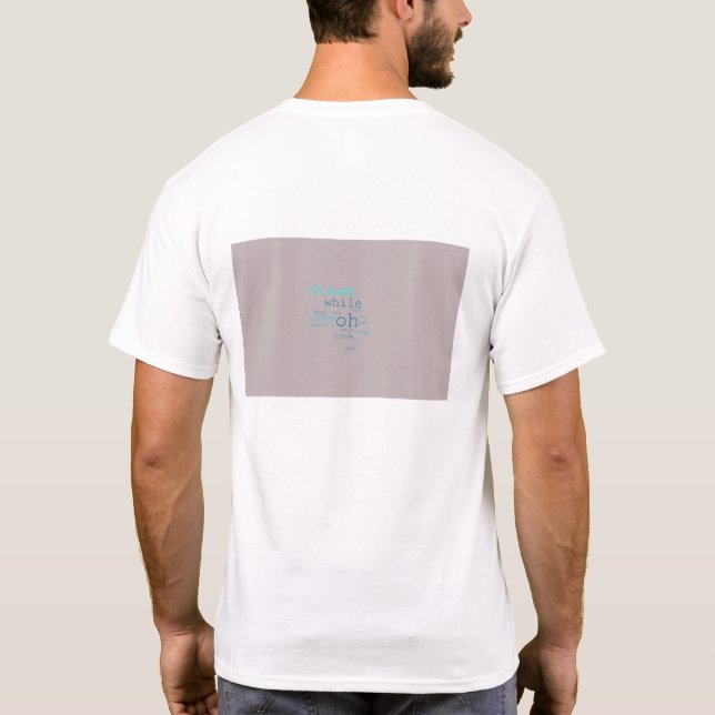 Men's Tops: back layout T-Shirt (Back)