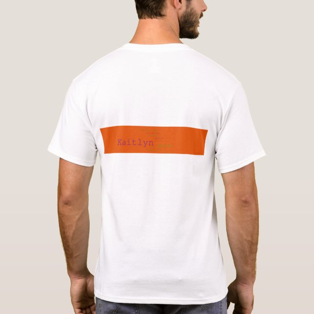 Men's Tops: back layout T-Shirt (Back)
