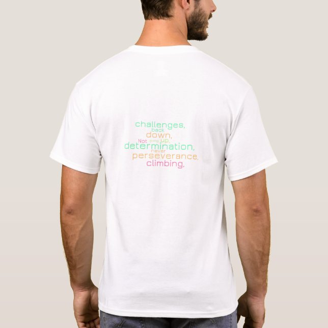Men's Tops: back layout T-Shirt (Back)
