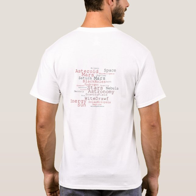 Men's Tops: back layout T-Shirt (Back)