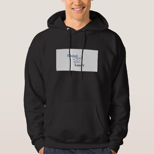 Men's Tops: front layout Hoodie (Front)