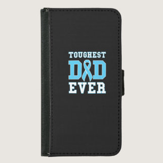 Mens Toughest Dad Ever - Prostate Cancer Awareness Samsung Galaxy S5 Wallet Case