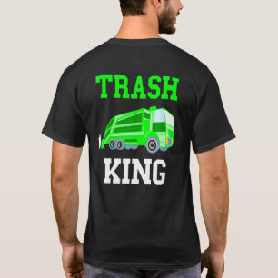 Mens Trash King Garbage Truck Rubbish Recycling Tr T-Shirt