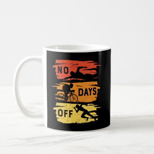 Mens Triathlon 10  Coffee Mug