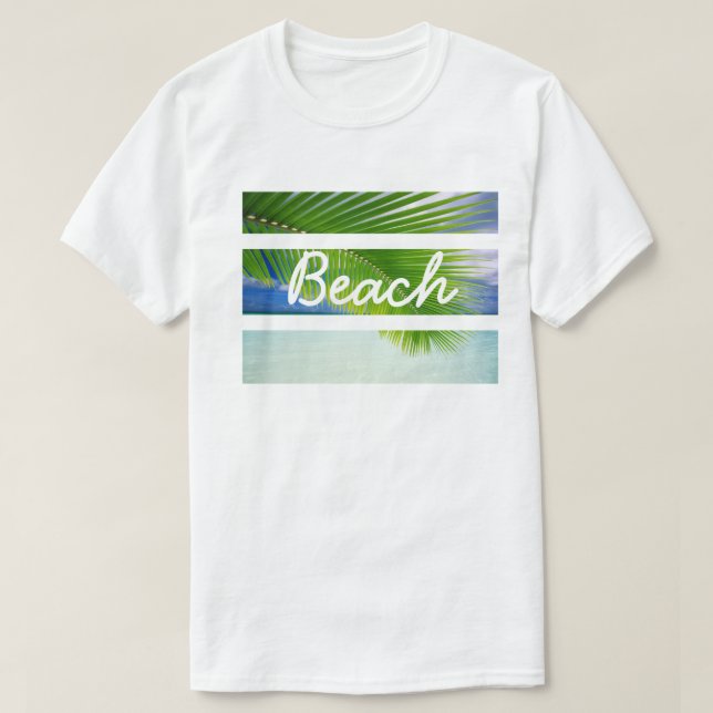 Men's Tropical Beach Shirt (Design Front)