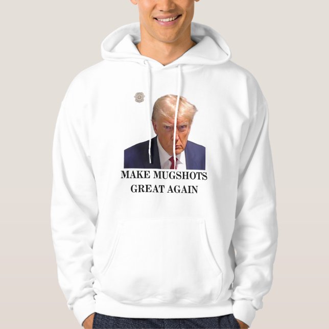 Men's Trump Mugshot Hoodie  (Front)