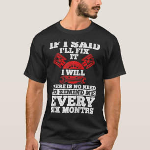 Mens Tuning Car Repairing Cars Mechanic Tools Car T-Shirt