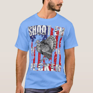 Mens Turkey Hunting Shoot Em In The Pecker Hunter T-Shirt