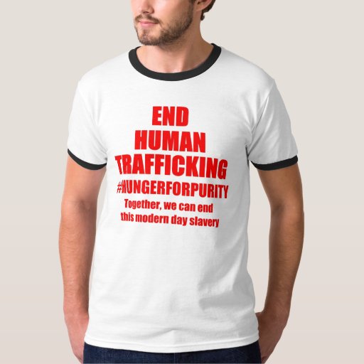 Men's Two Color anti trafficking Shirt | Zazzle