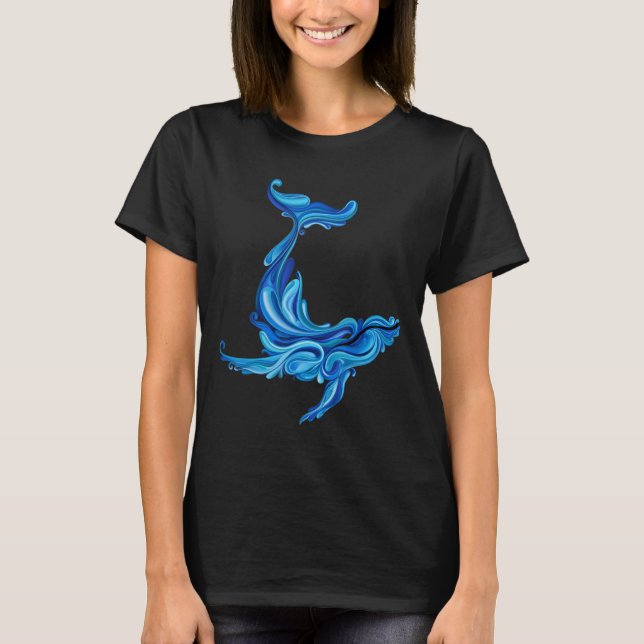 Mens Types of Whales  Whale Breeds Species  Whale T-Shirt (Front)