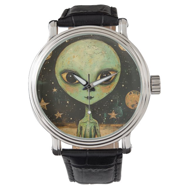 Men's UFO Alien  Watch (Front)