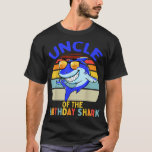 Mens Uncle of the Shark Birthday Matching Family  T-Shirt<br><div class="desc">Mens Uncle of the Shark Birthday Matching Family  .</div>