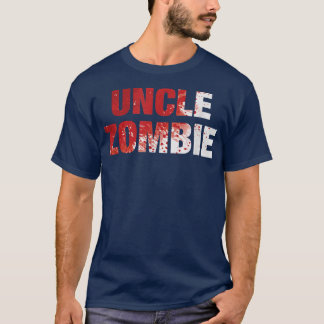 Mens Uncle Zombie Halloween Costume T-Shirt