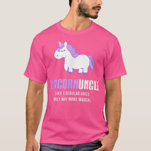 Mens Unicorn Uncle , Funny Cute Magical Gift T-Shirt