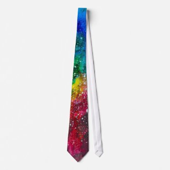 Men's Universe Tie. Neck Tie by Megaflora at Zazzle