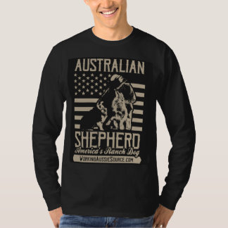 Men's USA AUssie long sleeve T-Shirt