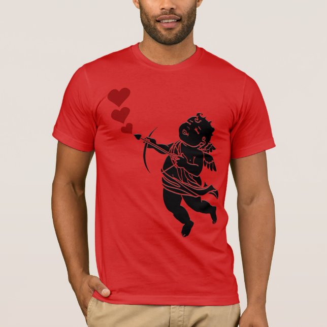 Men's Valentine Shirt Valentine Cupid Shirt Custom (Front)