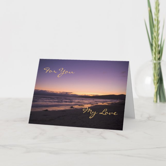 Men's Valentine's Day Ephesians 5:25- 28 Holiday Card (Front)