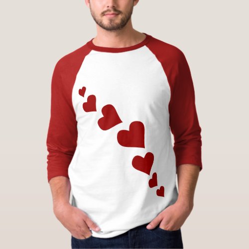 Mens Valentines Shirt Valentine Love Jersey Shirt