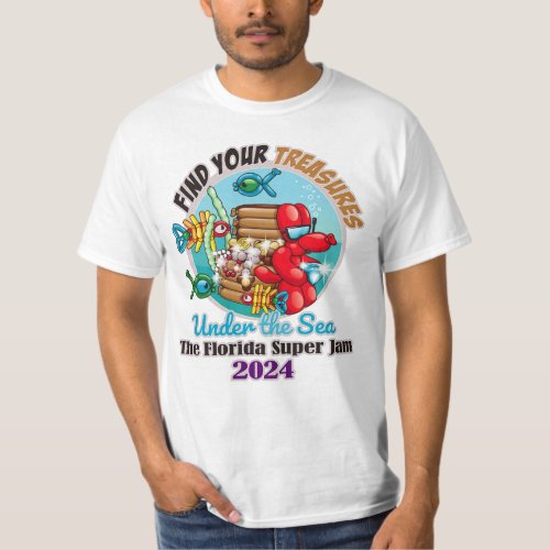 Mens Value Tee Shirt Both Logos for FSJ2024