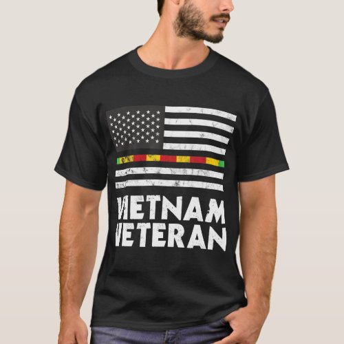 Mens Vietnam Veteran of the United States Father T_Shirt