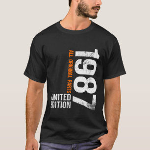 Mens Vintage 1987 39th Birthday Gifts Men Women 39 T-Shirt
