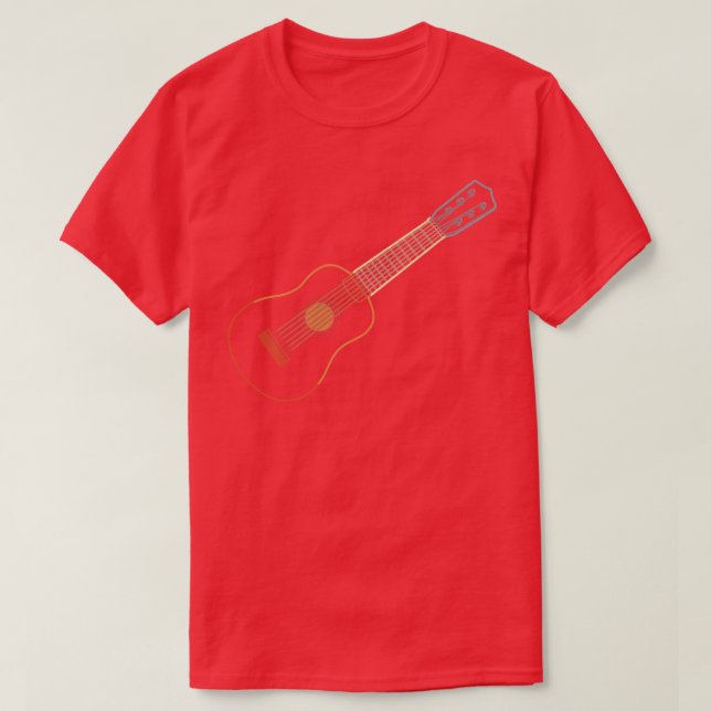 Mens Vintage Acoustic Guitar827 T-Shirt (Design Front)
