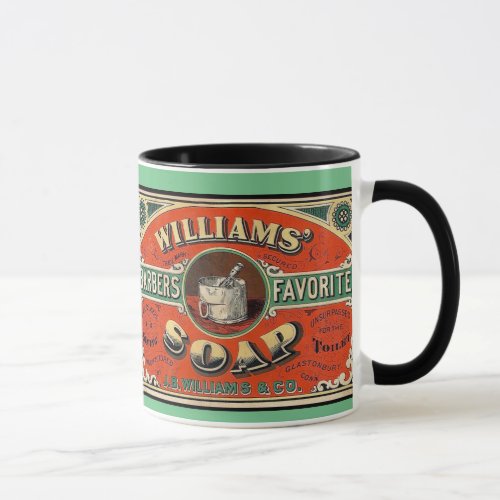 Mens Vintage Barbers Shave Mug