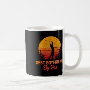 Mens Vintage Best Boyfriend By Par Golf Boyfriend Coffee Mug