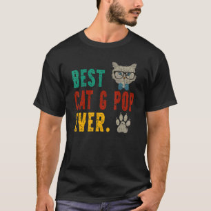 Mens Vintage Best Cat G Pop Ever Bump Fi Fathers D T-Shirt