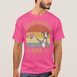 Mens Vintage Best Greyhound Dad Ever Fist Bump Fun T-Shirt