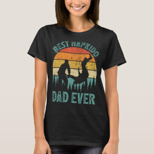 Mens Vintage Best Hapkido Dad Ever Father's Day T-Shirt