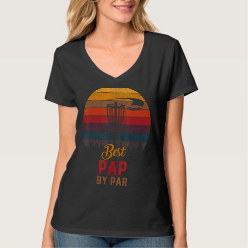 Mens Vintage Best Pap By Par Daddy Golfer Fathers T_Shirt