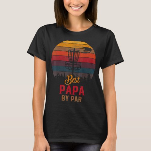 Mens Vintage Best Papa By Par Daddy Golfer Father T_Shirt