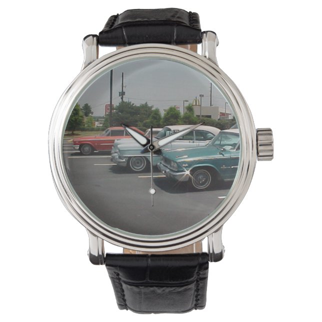 Men's vintage car watch (Front)