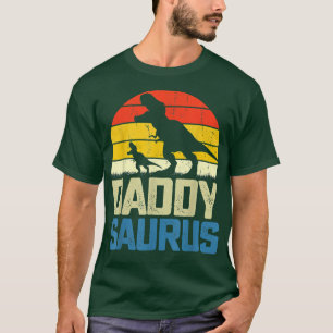 Mens Vintage Daddysaurus Fathers Day T Re Daddy Sa T-Shirt