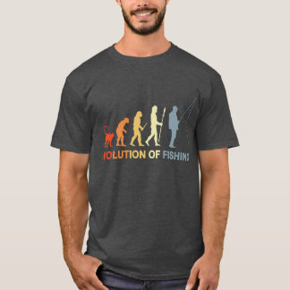 Mens Vintage Fishing Evolution T-Shirt