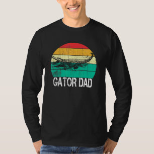 Mens Vintage Gator Dad Reptile Alligator Father T-Shirt