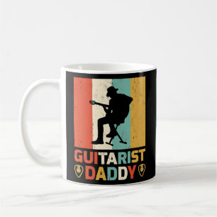 Mens Vintage Guitar Music Lover Guitarist Daddy Coffee Mug