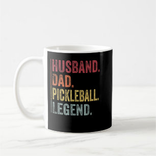 Mens Vintage Husband Dad Pickleball Legend Gift Fo Coffee Mug