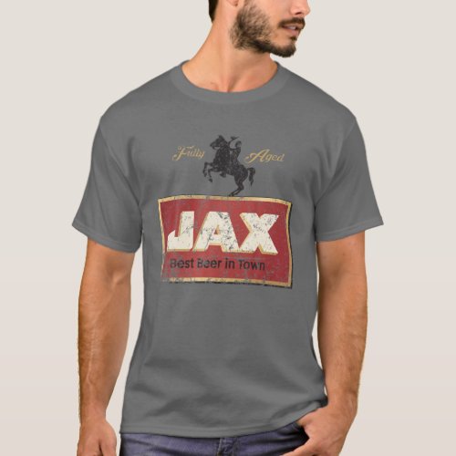 Mens Vintage Jax Brewery Family Lover Beer Tee