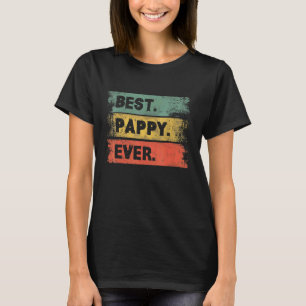 Mens Vintage Retro Best Pappy Ever Men Father's D T-Shirt