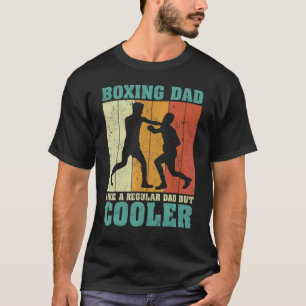 Mens Vintage Retro Boxing Dad Like A Regular Dad F T-Shirt