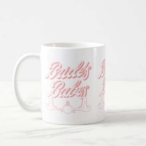 Mens Vintage Retro Brides Babes Bachelorette Party Coffee Mug