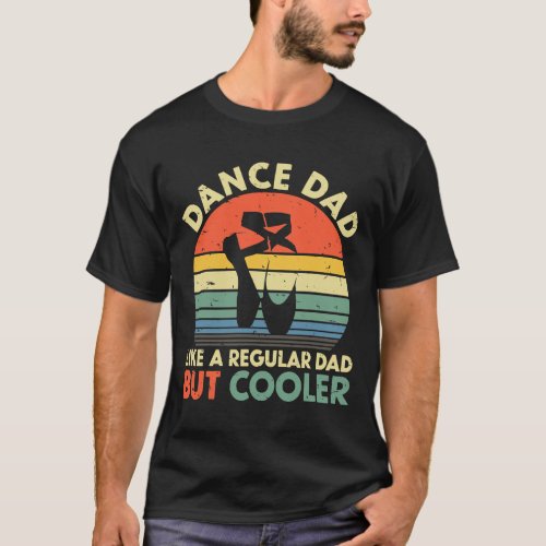 Mens Vintage Retro Dance Dad Like A Regular Dad Bu T_Shirt